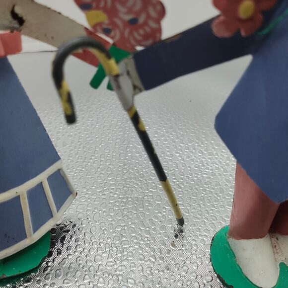 Department 56 Metal Easter Bunny Couple Figurines – Rustic Spring Decor 6 in - Picture 8 of 13